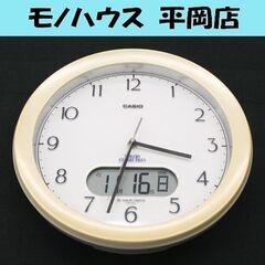 電波受信確認済み CASIO WAVE SEPTOR 電波掛時計...