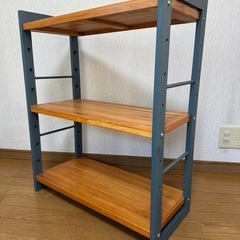 北欧っぽさが◎おしゃれな2段ラックの画像