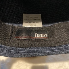 【美品】紺色ハットの画像