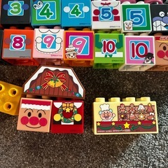 アンパンマン　ブロック　の画像