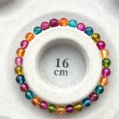 【売ります】染め石ブレスレット2本セットの画像