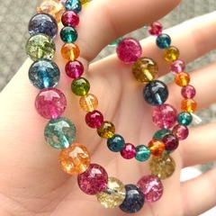 【売ります】染め石ブレスレット2本セットの画像