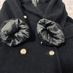 【美品・カシミヤ】レディース　コート ジャケット　裏地付き　9号の画像