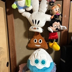 ディズニーなどぬいぐるみの画像