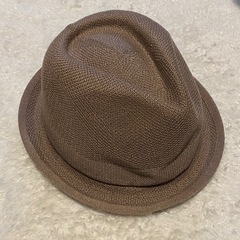 【美品】ベージュ色ハットの画像