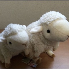 モンスイユ　ぬいぐるみ　ひつじ親子　かわいいの画像