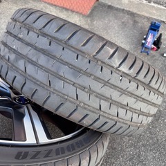 ⭐︎バリ山！⭐︎使用期間1ヶ月・500キロ⭐︎ボルボV60ホイール・タイヤセット！！の画像
