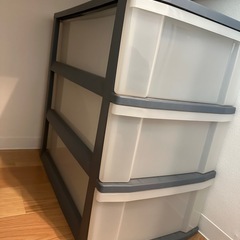 収納3段カラーボックスの画像