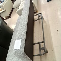 リユースのサカイ栃木店★ジモティ割あり★  ソファー ライトグレー W180×D98～115×H38～85 クリーニング済み TC11611の画像