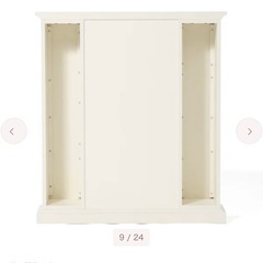 Francfrancマントルピース型シェルフ M  ホワイト【※
成約済み】の画像