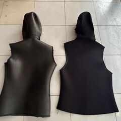 ②ダイビング　フードベスト　2着　男性　3mmの画像