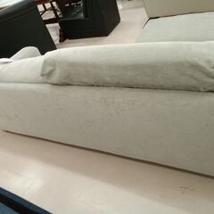 リユースのサカイ栃木店★ジモティ割あり★  ソファー ライトグレー W217×D83×H～85 クリーニング済み TC11612の画像