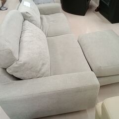 リユースのサカイ栃木店★ジモティ割あり★  ソファー ライトグレー W217×D83×H～85 クリーニング済み TC11612の画像