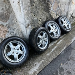 本日引き取り限定　175/65R14 スタッドレス&アルミホイール　ジャンク　の画像