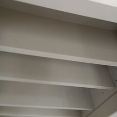 リユースのサカイ栃木店★ジモティ割あり★  食器棚 ホワイト W53.7×D26.5×H93.5 クリーニング済み TC11613の画像