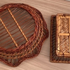 カゴ2個セット【中古】の画像