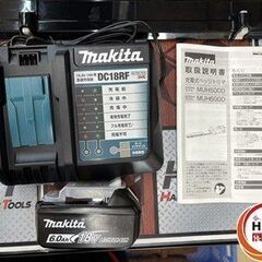 【引取限定】【未使用】マキタ MUH500DRG ヘッジトリマ 18V 6.0Ahバッテリー１個 充電器付 刈込幅 500mm 最大切断径 18mm 箱にキズあり 【ハンズクラフト宮崎新名爪店】の画像