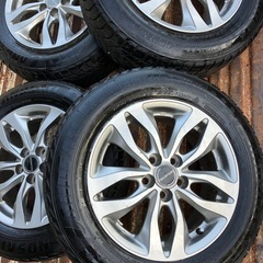 プリウススタッドレスタイヤ 195/65 15インチ　アルミホイール付　旧型プリウス　の画像