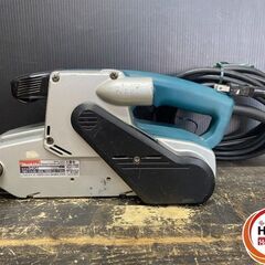 【久留米】【引き取り限定】【中古品】makita マキタ 9404 ベルトサンダ ベルトサイズ:100mm×610mm 単相100V 1050W 3.5-7.3m/s ※本体のみの画像