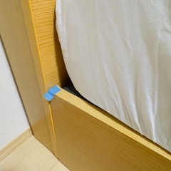 取引決定【ワイドダブルベッドフレーム】ASLEEP（アイシン精機）アウトレット品  コンセント付き・間接照明付きの画像