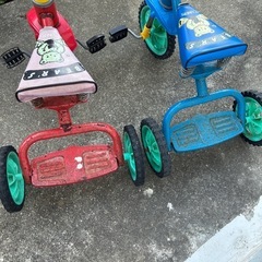 三輪車２台セットの画像