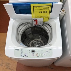 《尼崎市/リサイクルショップドリーム次屋店》★ジモティー割引有★ハイアール　4.2kg洗濯機　JW-K42M 2016年製　中古品　クリーニング済み☆尼崎市若王寺☆の画像