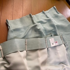 カーテン 4枚組 ライトグリーンの画像