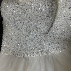 Aライン　ドレス　シフォンの画像