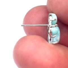 【売ります】天然石ピアス　未使用品の画像