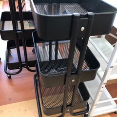 ★限定SALE20%OFF★《尼崎市/リサイクルショップドリーム次屋店》スチールワゴンラック☆尼崎市若王寺☆の画像