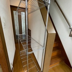 家具　スチールラック　収納　収納棚　棚　３段　110✖️35✖️155の画像