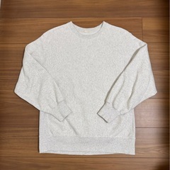GUトレーナーM裏起毛無地の画像