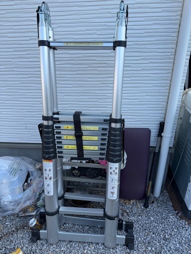 はしご 8m 伸縮 梯子 アルミ製