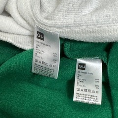 GUトレーナーM裏起毛無地の画像