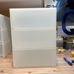 【３段クリアケース】【無印良品】クリーニング済み【管理番号】1116  橋の画像