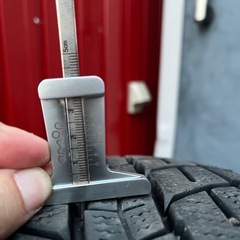 ランクル40 70ナロー用　鉄ホイール　スタッドレス　の画像