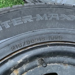 ランクル40 70ナロー用　鉄ホイール　スタッドレス　の画像