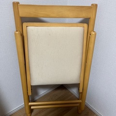 ニトリ　折りたたみ椅子 3脚の画像