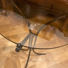 美品サイドテーブル【折りたたみ式】　の画像