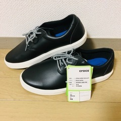 取引11月中希望本革キズ無し未使用　クロックススニーカーの画像