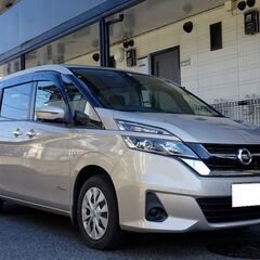 車検満タン セレナハイブリッド エマージェンシーブレーキ ナビ フルセグTV Bluetooth フリップダウンモニター アラウンドビューモニター 両側パワスラ インテリキー LEDライト ETCの画像