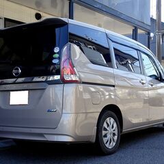 車検満タン セレナハイブリッド エマージェンシーブレーキ ナビ フルセグTV Bluetooth フリップダウンモニター アラウンドビューモニター 両側パワスラ インテリキー LEDライト ETCの画像