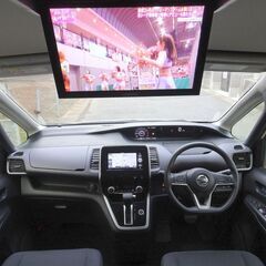 車検満タン セレナハイブリッド エマージェンシーブレーキ ナビ フルセグTV Bluetooth フリップダウンモニター アラウンドビューモニター 両側パワスラ インテリキー LEDライト ETCの画像