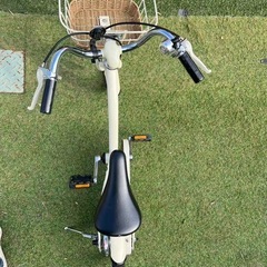 [美品]クリーム色子ども用自転車14いんちインチの画像