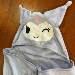 Kuromiちゃん✴︎フード付きタオルの画像