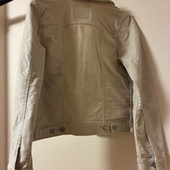 【LEVI STRAUSS & CO. 】ベージュデニムジャケット XSの画像
