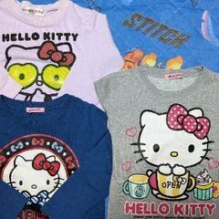 子供キティちゃんトレーナー 110の画像