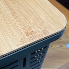 リングスター RingStar starkeR スタークアール バスケット 収納ボックス アウトドア キャンプ ギアボックス サイドテーブル 木製天板 インテリア 収納 container box outdoor camping の画像