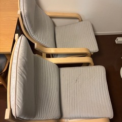 IKEA ポエング 大人用 2脚セット　引き取り限定の画像