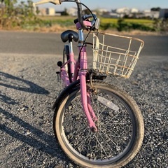 子供用自転車　18インチ　ピンク　　サイクルベースあさひ　イノベーションファクトリーKIDSの画像